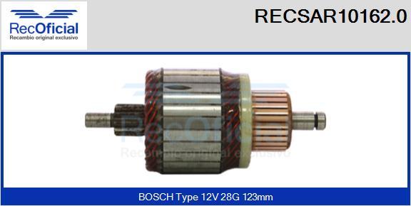 RECOFICIAL RECSAR10162.0 - Induit, démarreur cwaw.fr