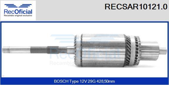 RECOFICIAL RECSAR10121.0 - Induit, démarreur cwaw.fr