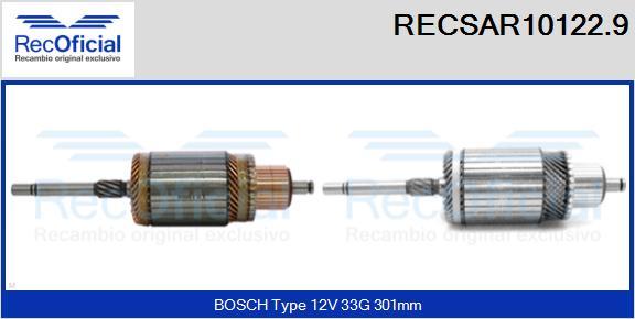 RECOFICIAL RECSAR10122.9 - Induit, démarreur cwaw.fr