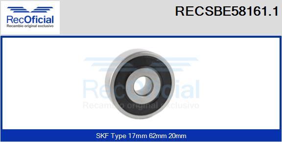 RECOFICIAL RECSBE58161.1 - Support cwaw.fr