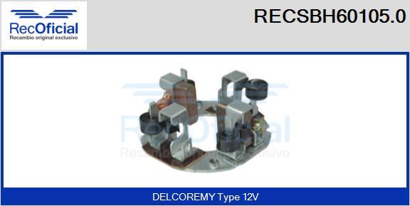 RECOFICIAL RECSBH60105.0 - Porte-balais cwaw.fr