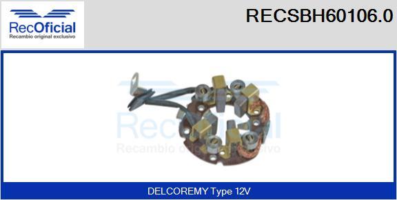 RECOFICIAL RECSBH60106.0 - Porte-balais cwaw.fr