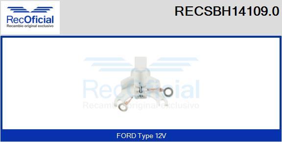 RECOFICIAL RECSBH14109.0 - Porte-balais cwaw.fr