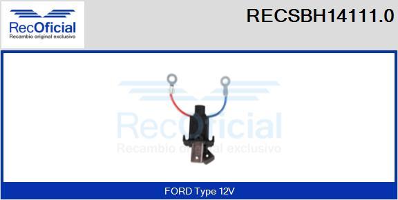 RECOFICIAL RECSBH14111.0 - Porte-balais cwaw.fr