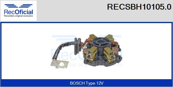 RECOFICIAL RECSBH10105.0 - Porte-balais cwaw.fr