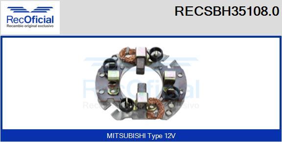 RECOFICIAL RECSBH35108.0 - Porte-balais cwaw.fr