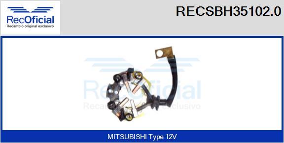 RECOFICIAL RECSBH35102.0 - Porte-balais cwaw.fr