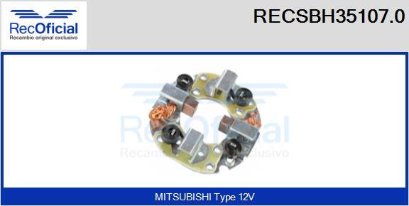 RECOFICIAL RECSBH35107.0 - Porte-balais cwaw.fr