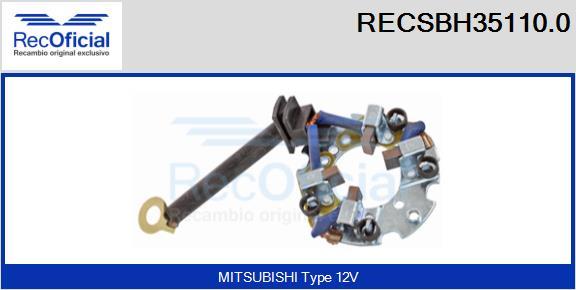 RECOFICIAL RECSBH35110.0 - Porte-balais cwaw.fr