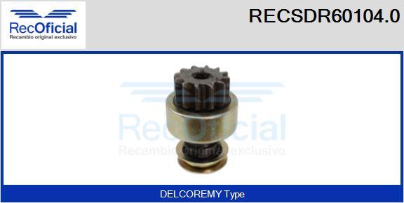 RECOFICIAL RECSDR60104.0 - Pignon, démarreur cwaw.fr