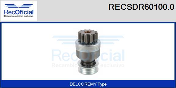 RECOFICIAL RECSDR60100.0 - Pignon, démarreur cwaw.fr