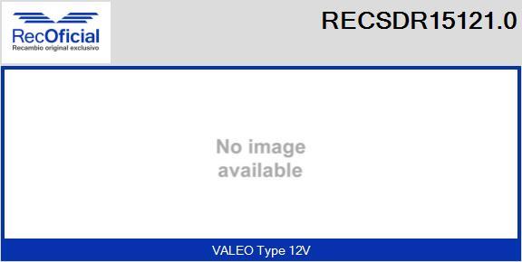 RECOFICIAL RECSDR15121.0 - Pignon, démarreur cwaw.fr