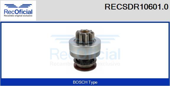 RECOFICIAL RECSDR10601.0 - Pignon, démarreur cwaw.fr