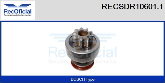 RECOFICIAL RECSDR10601.1 - Pignon, démarreur cwaw.fr