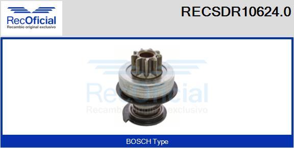 RECOFICIAL RECSDR10624.0 - Pignon, démarreur cwaw.fr