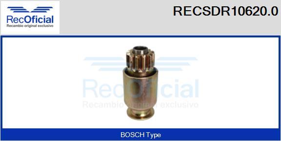 RECOFICIAL RECSDR10620.0 - Pignon, démarreur cwaw.fr