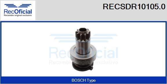 RECOFICIAL RECSDR10105.0 - Pignon, démarreur cwaw.fr