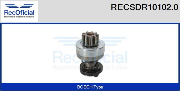 RECOFICIAL RECSDR10102.0 - Pignon, démarreur cwaw.fr