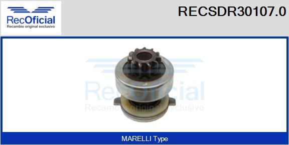 RECOFICIAL RECSDR30107.0 - Pignon, démarreur cwaw.fr