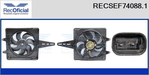 RECOFICIAL RECSEF74088.1 - Moteur électrique, ventilateur pour radiateurs cwaw.fr