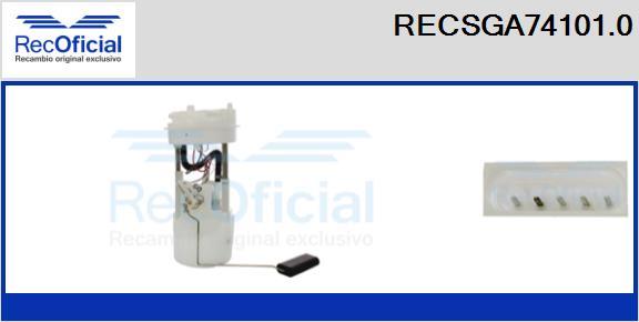 RECOFICIAL RECSGA74101.0 - Module d'alimentation en carburant cwaw.fr