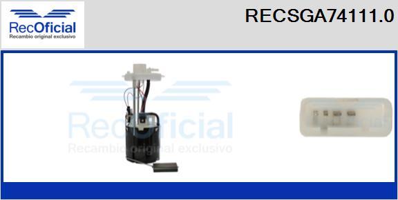 RECOFICIAL RECSGA74111.0 - Module d'alimentation en carburant cwaw.fr