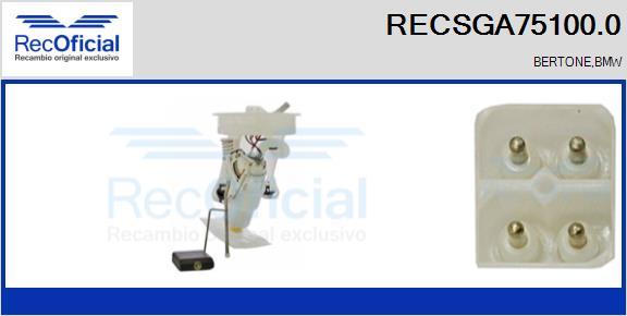 RECOFICIAL RECSGA75100.0 - Module d'alimentation en carburant cwaw.fr