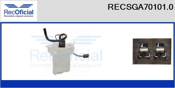 RECOFICIAL RECSGA70101.0 - Module d'alimentation en carburant cwaw.fr