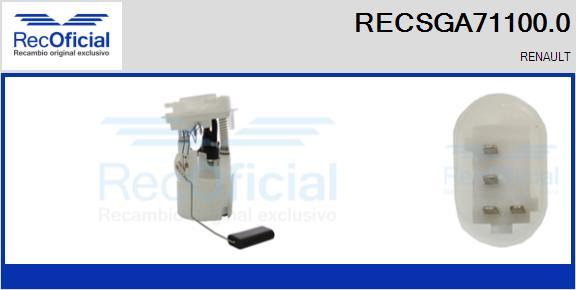 RECOFICIAL RECSGA71100.0 - Module d'alimentation en carburant cwaw.fr