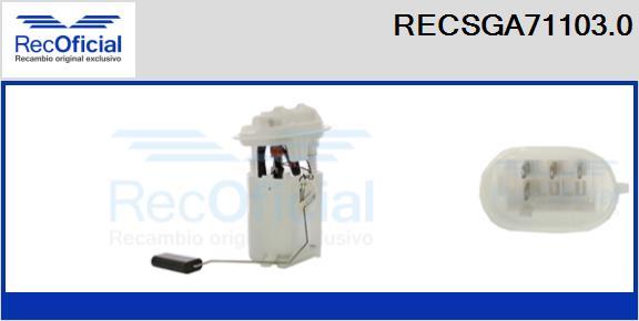 RECOFICIAL RECSGA71103.0 - Module d'alimentation en carburant cwaw.fr