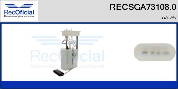 RECOFICIAL RECSGA73108.0 - Module d'alimentation en carburant cwaw.fr