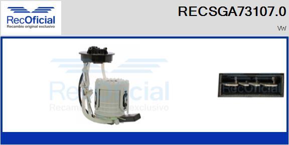 RECOFICIAL RECSGA73107.0 - Module d'alimentation en carburant cwaw.fr