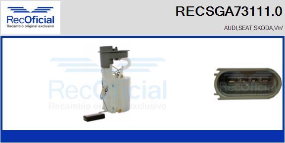 RECOFICIAL RECSGA73111.0 - Module d'alimentation en carburant cwaw.fr