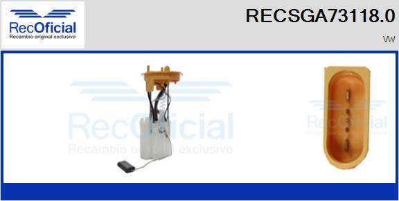 RECOFICIAL RECSGA73118.0 - Module d'alimentation en carburant cwaw.fr