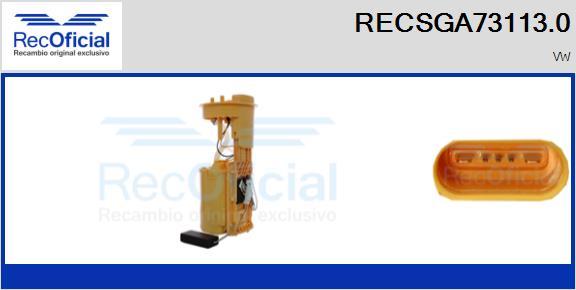 RECOFICIAL RECSGA73113.0 - Module d'alimentation en carburant cwaw.fr