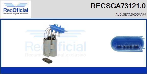 RECOFICIAL RECSGA73121.0 - Module d'alimentation en carburant cwaw.fr