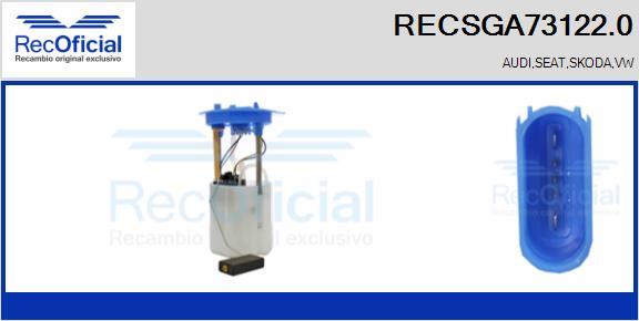 RECOFICIAL RECSGA73122.0 - Module d'alimentation en carburant cwaw.fr