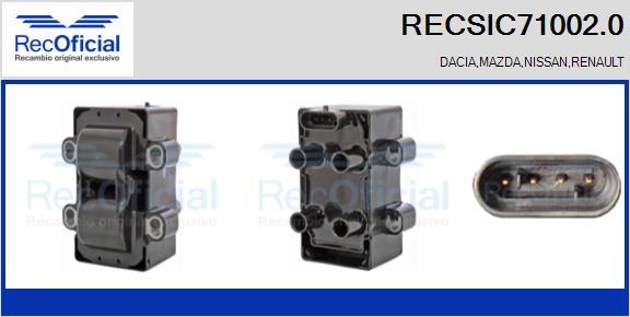 RECOFICIAL RECSIC71002.0 - Bobine d'allumage cwaw.fr