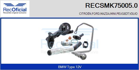 RECOFICIAL RECSMK75005.0 - Kit de montage, compresseur cwaw.fr