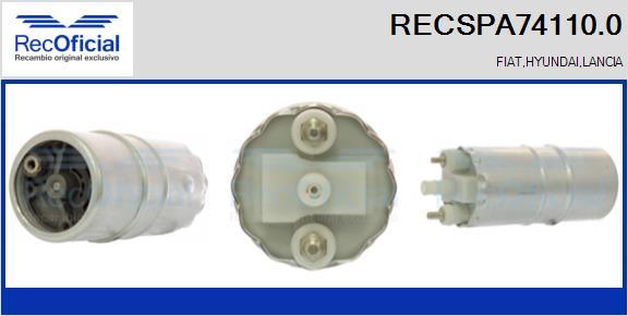 RECOFICIAL RECSPA74110.0 - Pompe à carburant cwaw.fr