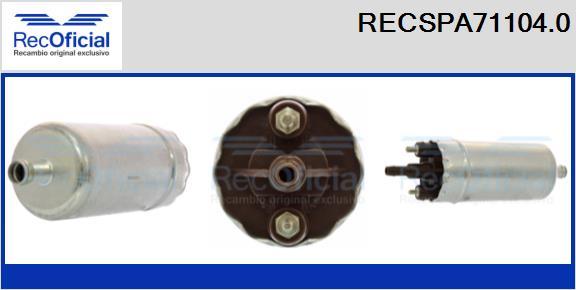 RECOFICIAL RECSPA71104.0 - Pompe à carburant cwaw.fr