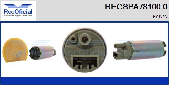 RECOFICIAL RECSPA78100.0 - Pompe à carburant cwaw.fr