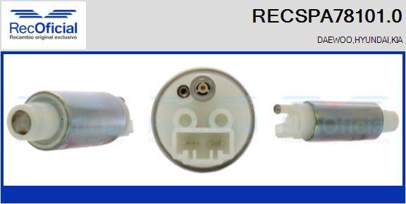 RECOFICIAL RECSPA78101.0 - Pompe à carburant cwaw.fr