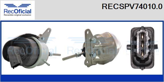 RECOFICIAL RECSPV74010.0 - Détendeur de suralimentation cwaw.fr