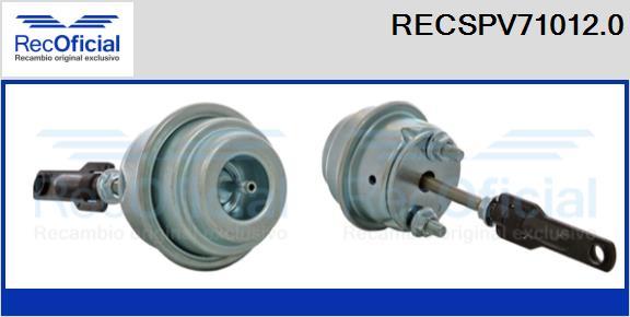 RECOFICIAL RECSPV71012.0 - Détendeur de suralimentation cwaw.fr