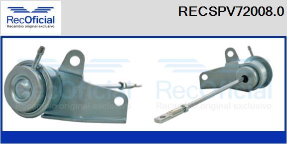 RECOFICIAL RECSPV72008.0 - Détendeur de suralimentation cwaw.fr