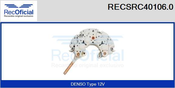 RECOFICIAL RECSRC40106.0 - Pont de diodes, alternateur cwaw.fr