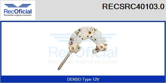 RECOFICIAL RECSRC40103.0 - Pont de diodes, alternateur cwaw.fr