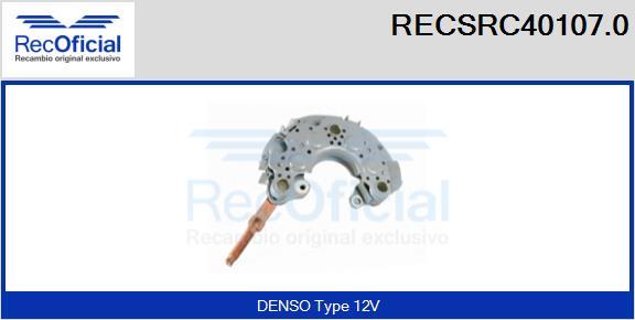 RECOFICIAL RECSRC40107.0 - Pont de diodes, alternateur cwaw.fr