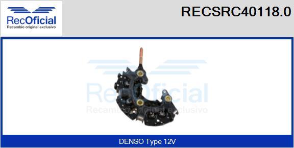 RECOFICIAL RECSRC40118.0 - Pont de diodes, alternateur cwaw.fr